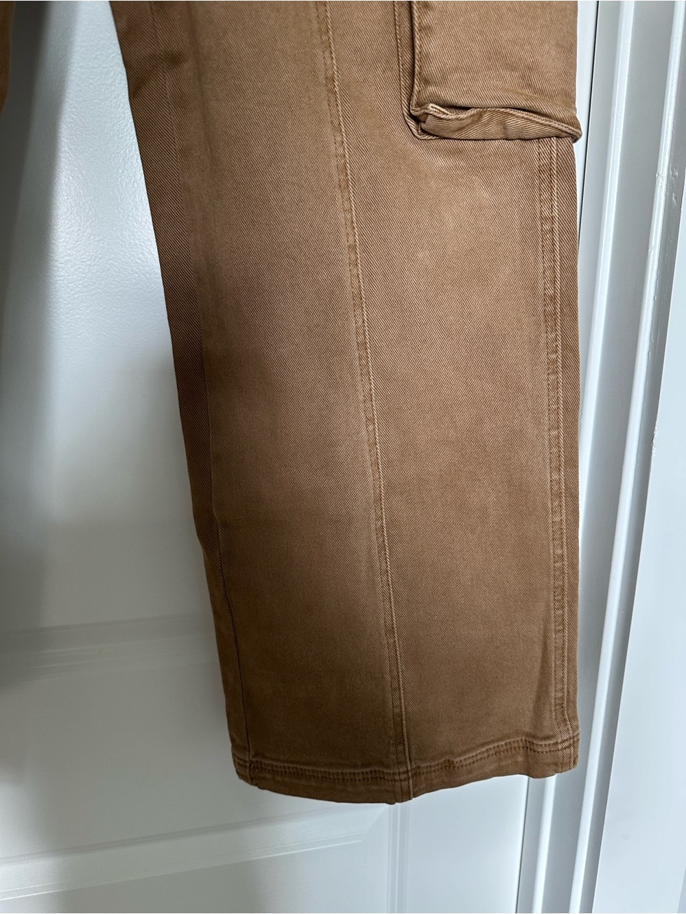 Risen Jeans Straight Leg Cargo Jeans — Cocoa Brown - Picture 7 of 10